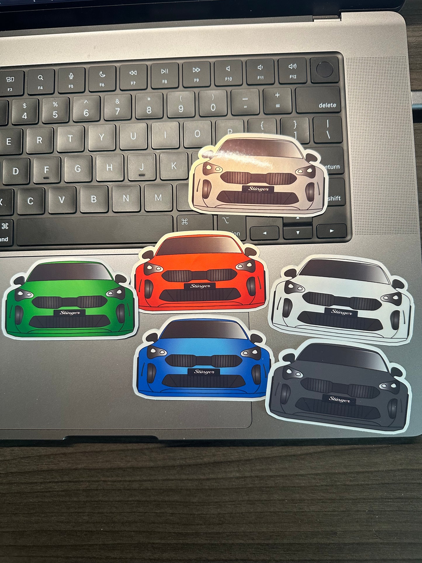 Stinger Front Stickers (Pack of 4)