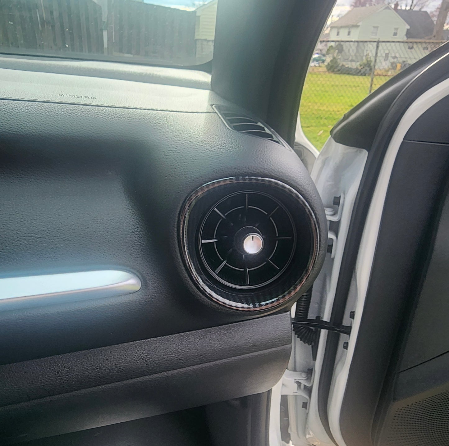 Kia Forte AC Vent Carbon Fiber Overlay