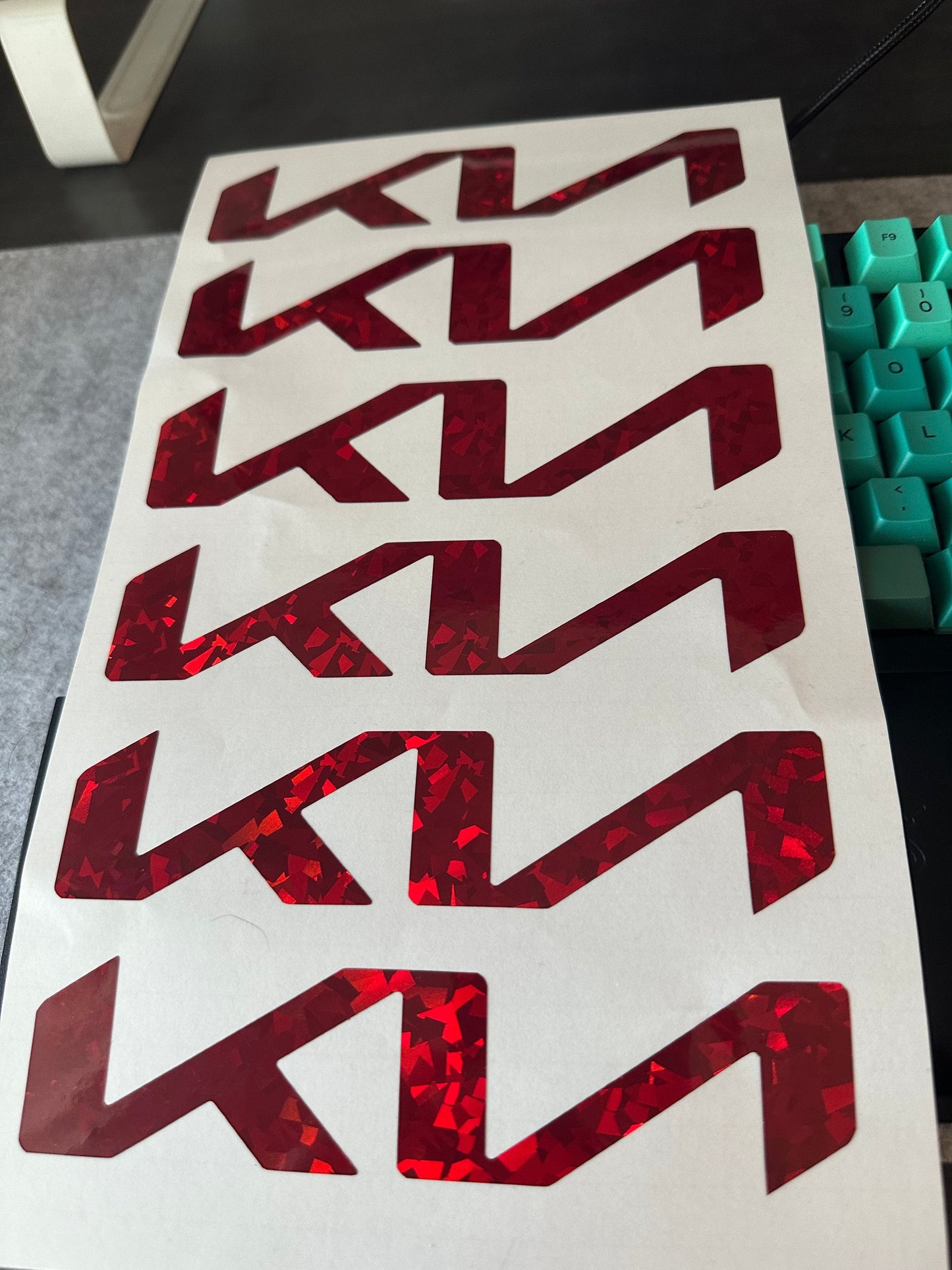 Kia Emblem Overlays Front & Back for EV6 (2022-2023)