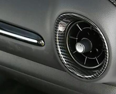 Kia Forte AC Vent Carbon Fiber Overlay