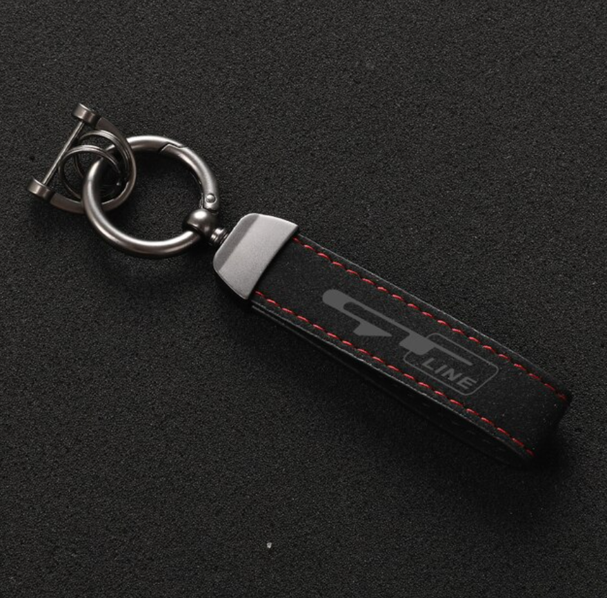 GT-line/GT Kia Vehicles Keychain - Elegant Design in Black, Red & Blue - Perfect Fit for Kia Enthusiasts