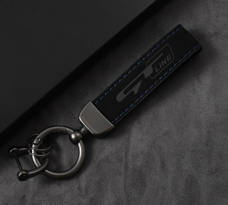 GT-line/GT Kia Vehicles Keychain - Elegant Design in Black, Red & Blue - Perfect Fit for Kia Enthusiasts