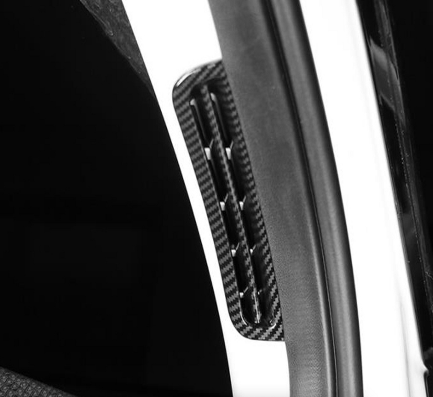 Carbon Fiber Front A Pillar Vent Covers | Kia EV6