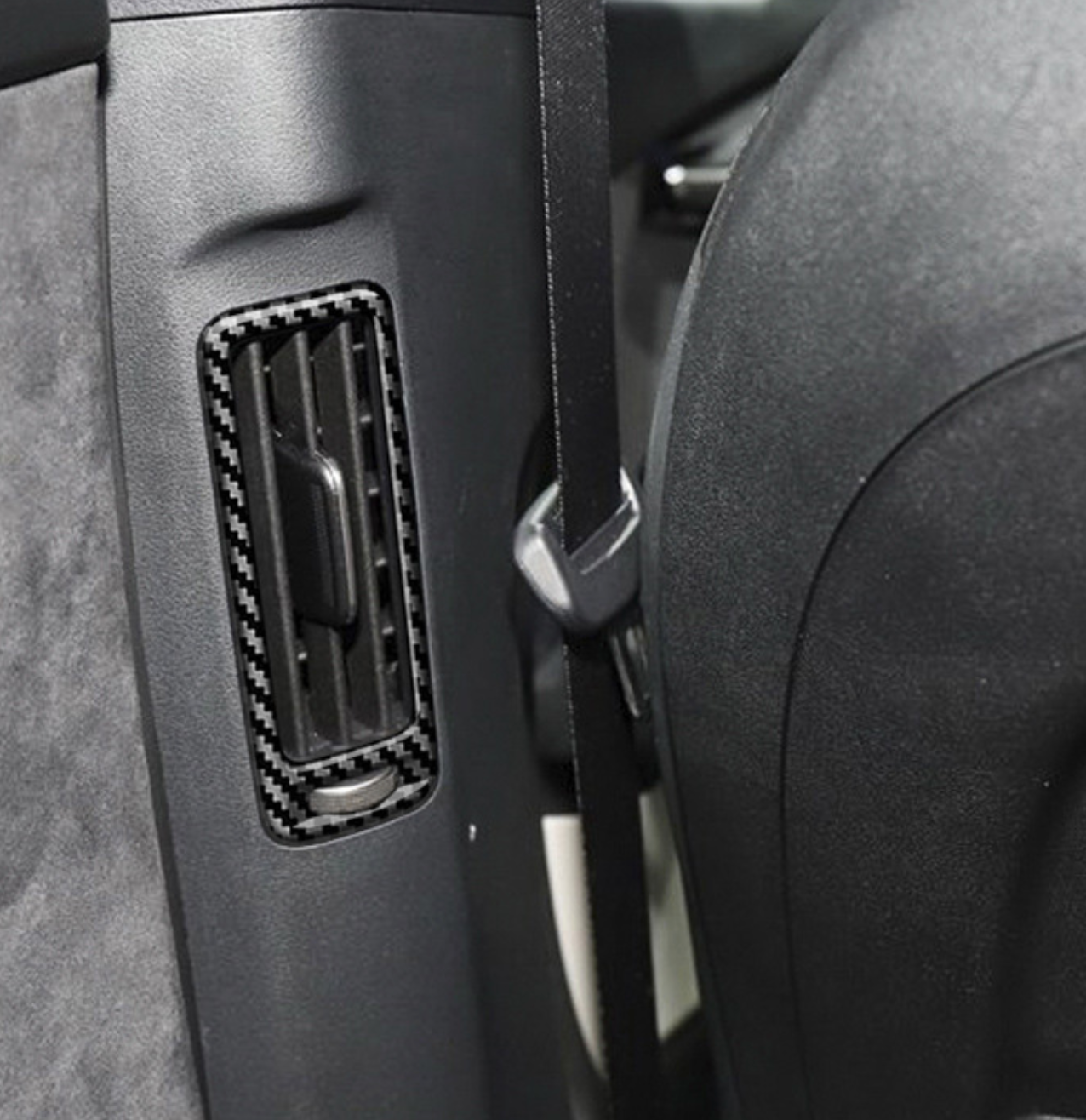 Carbon Fiber Middle AC Vent Covers | Kia EV6