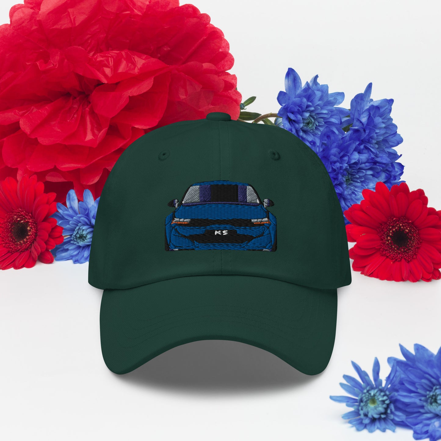 K5 Sapphire Blue Embroidered Hat