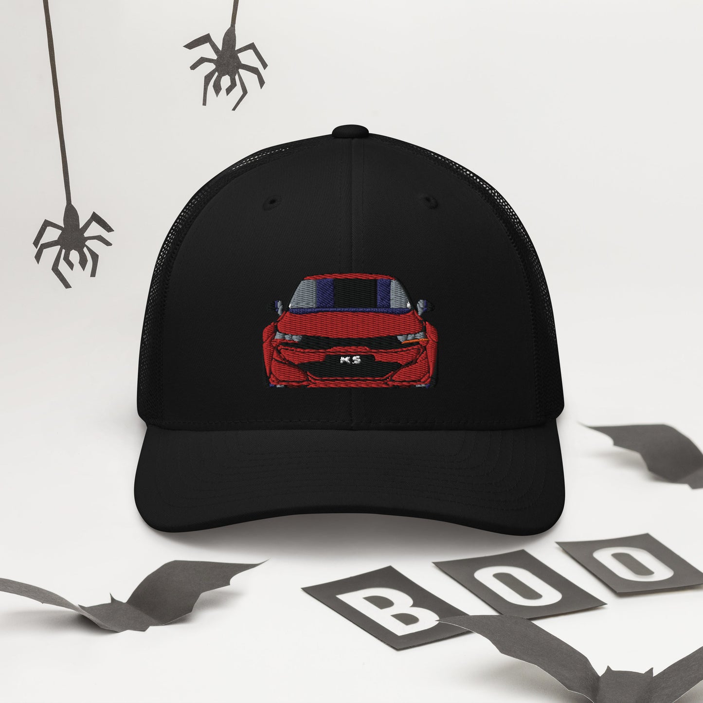 K5 Passion Red Embroidered Hat