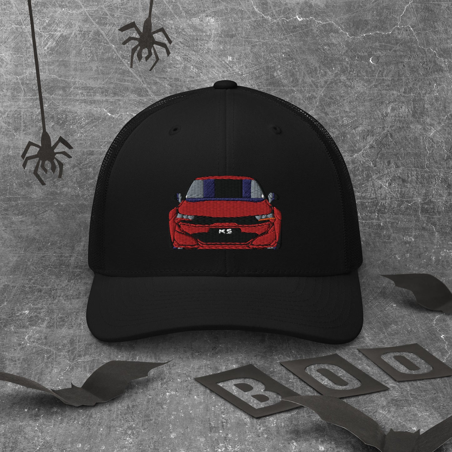 K5 Passion Red Embroidered Hat
