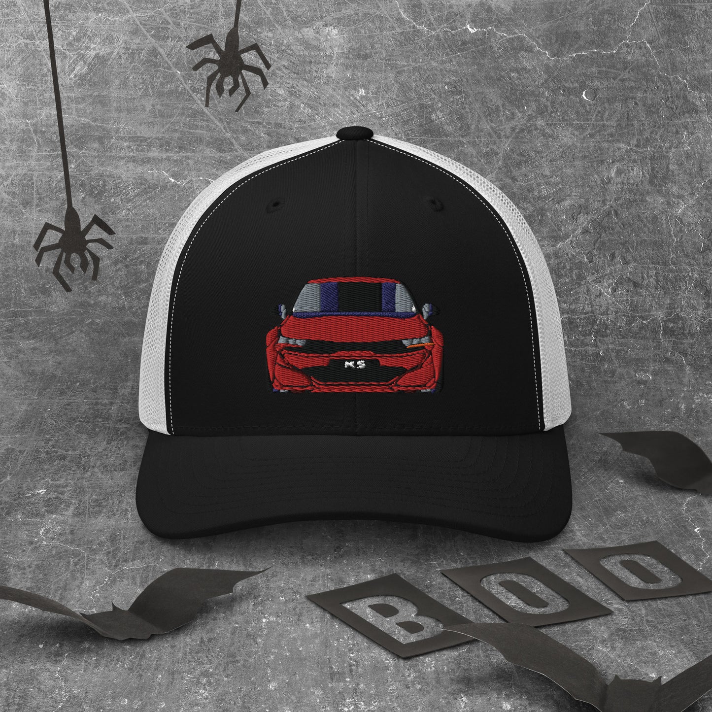 K5 Passion Red Embroidered Hat