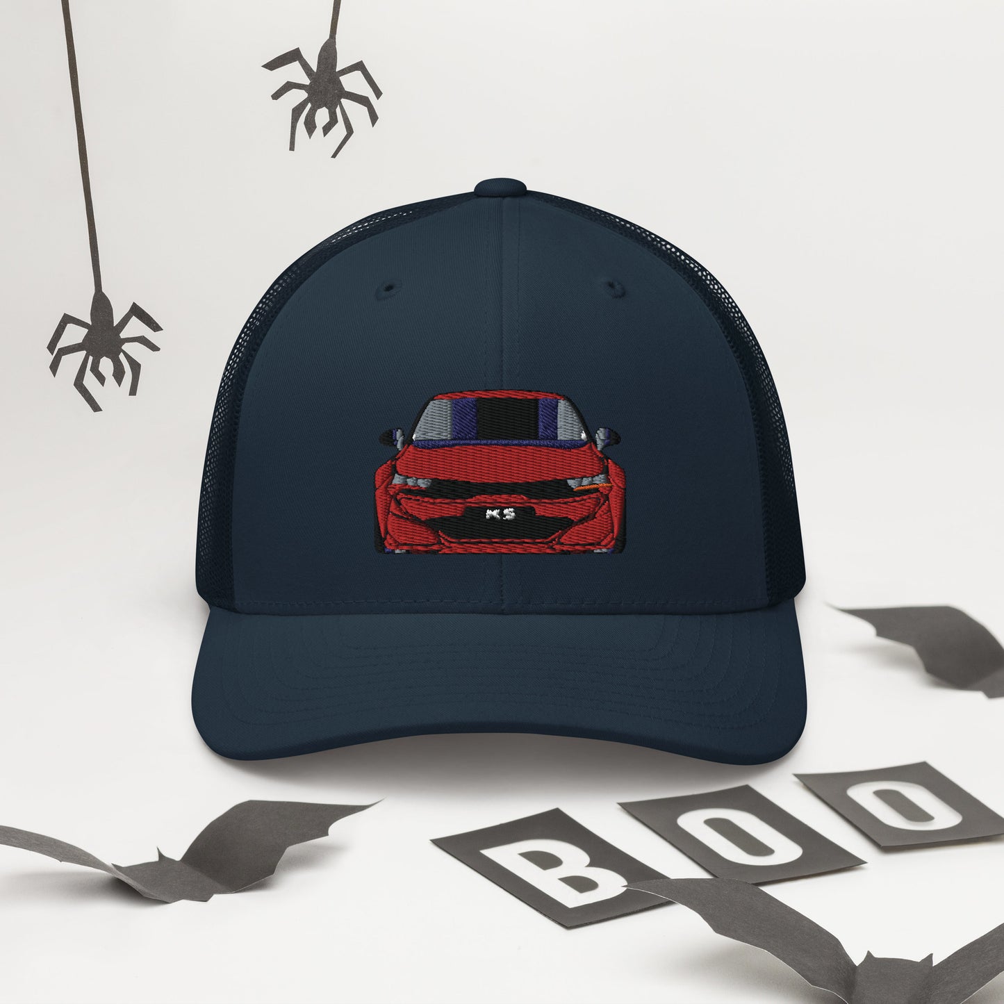 K5 Passion Red Embroidered Hat