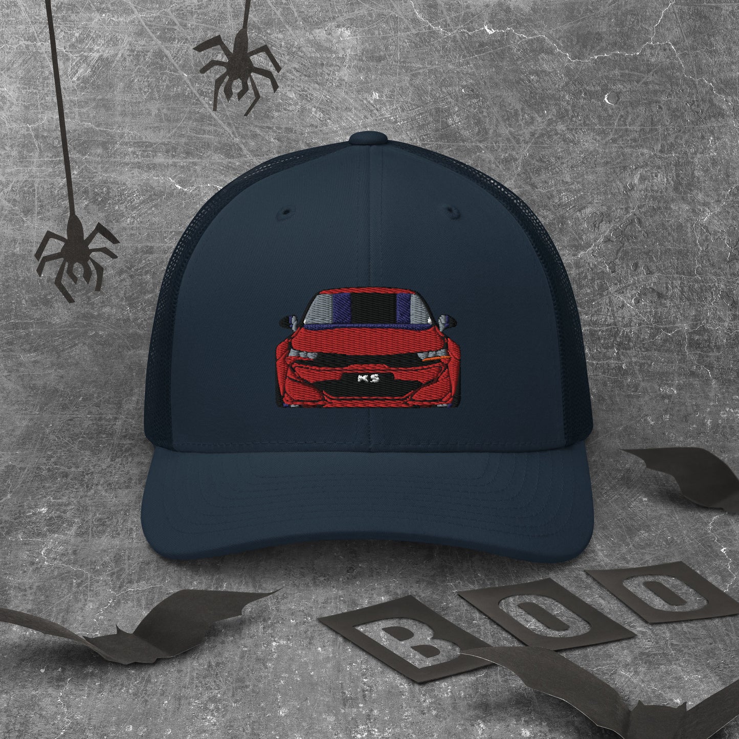 K5 Passion Red Embroidered Hat