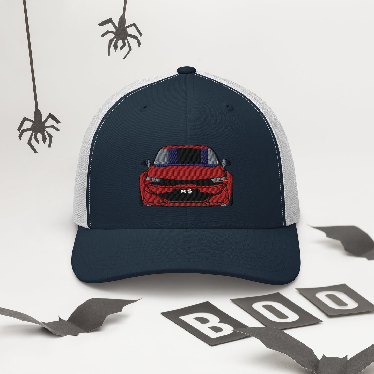 K5 Passion Red Embroidered Hat