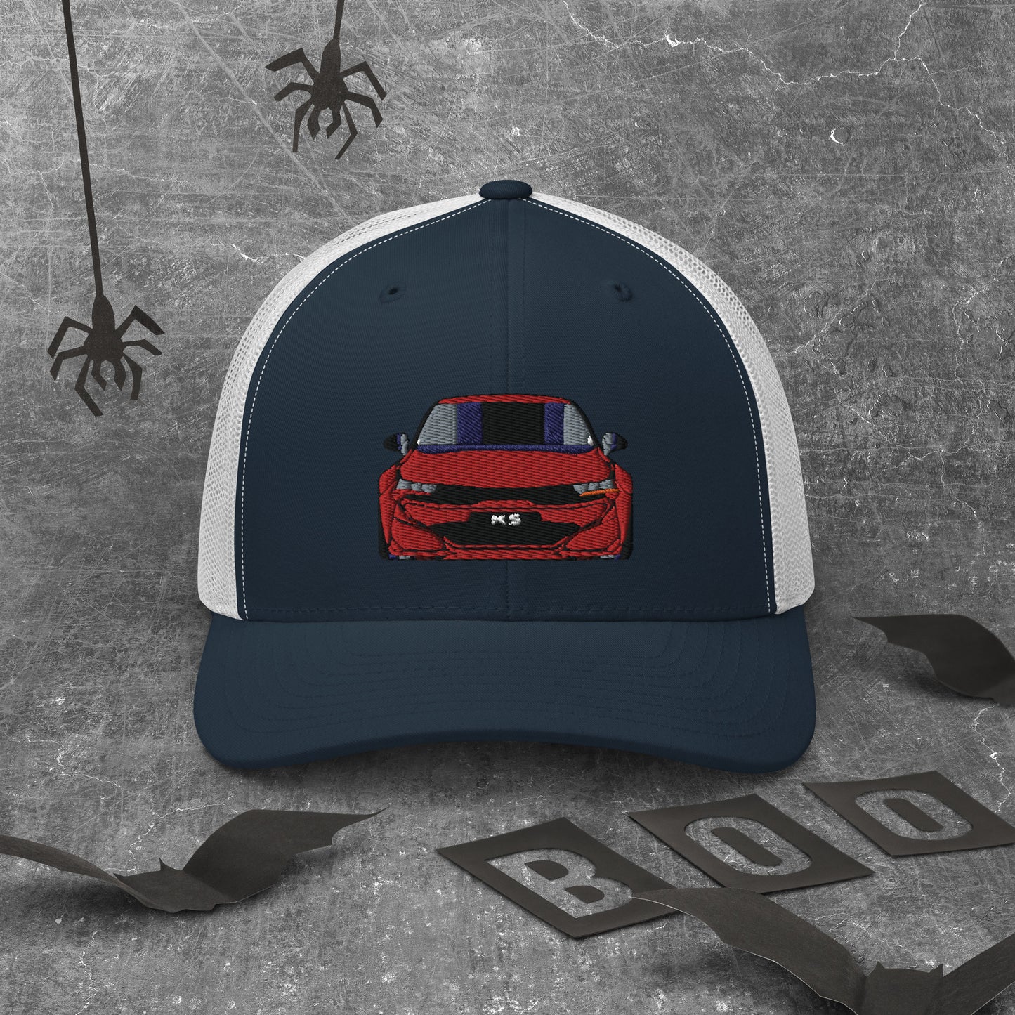 K5 Passion Red Embroidered Hat