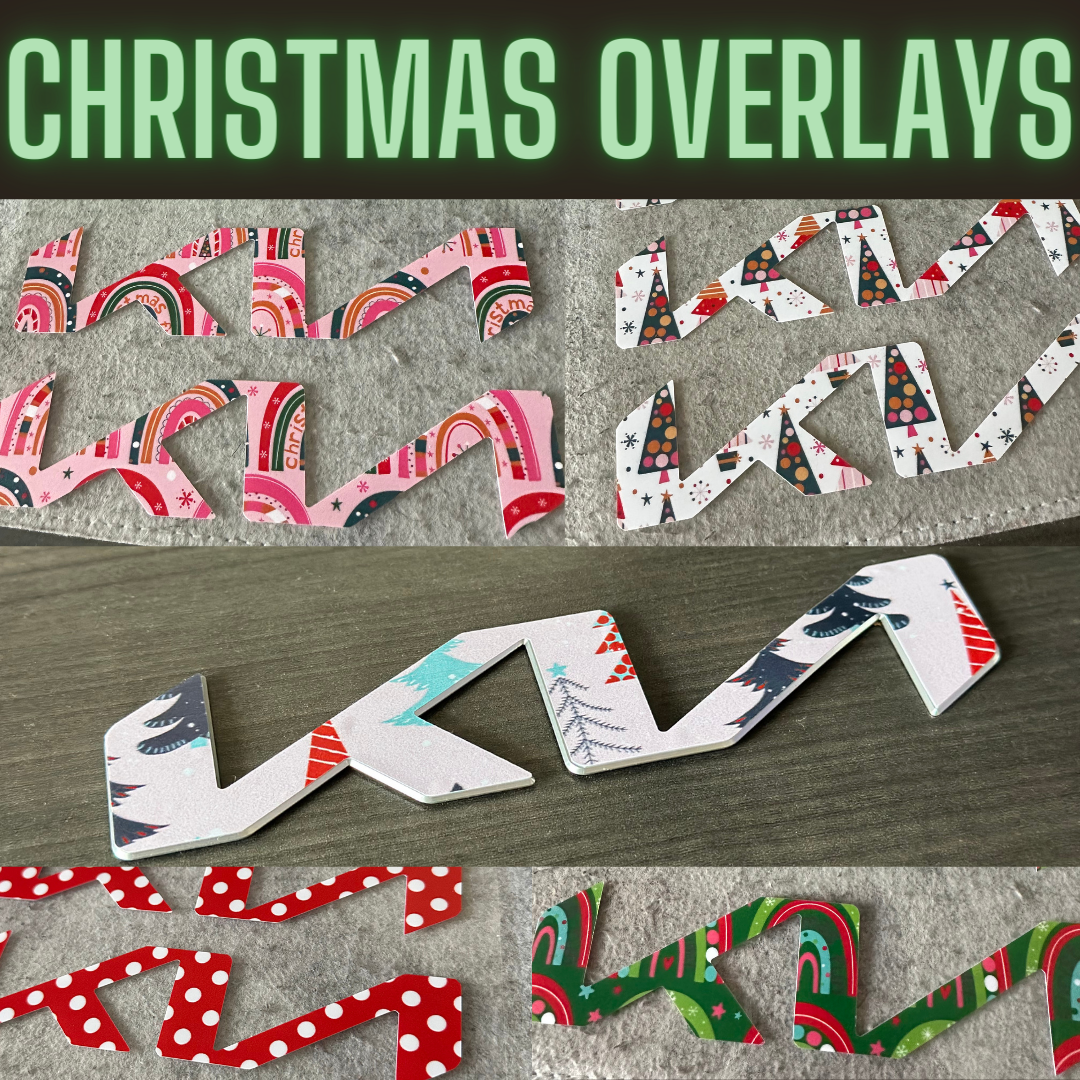 CHRISTMAS KIA Overlays (Front & Back) | All Vehicles | Perfect Gift for Christmas