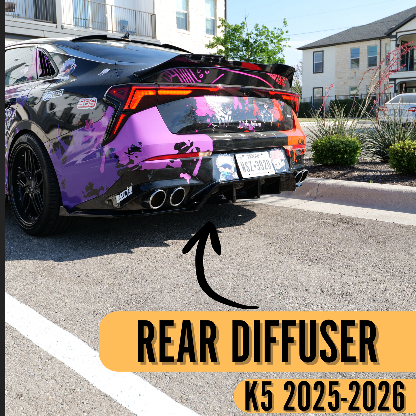 Kia K5 Diffuser (2025-2026) for GT-Line & GT Trims | Easy Installation