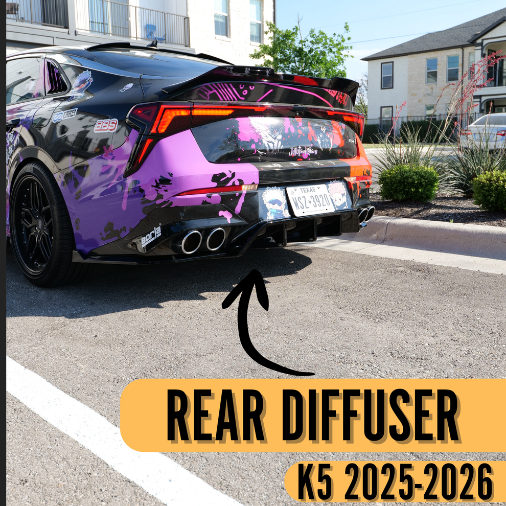 Kia K5 Diffuser (2025-2026) for GT-Line & GT Trims | Easy Installation ...
