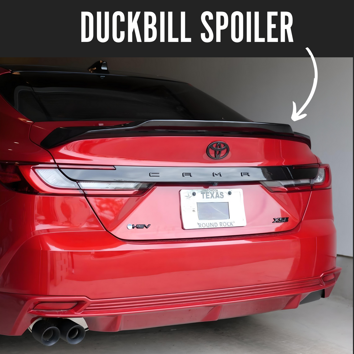 Toyota Camry Duckbill Spoiler (2025) | Easy Installation using 3M Tape