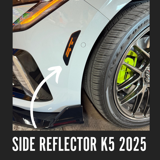 Kia K5 (2025) Side Reflector Tint Cutout Overlays