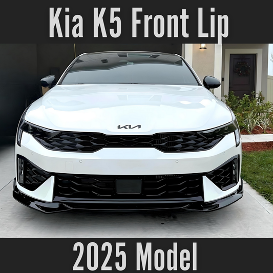 Front Lip for Kia K5 2025 | Easy Installation with 3M Tape & Screws