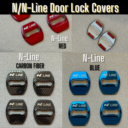 N-Line Door Lock Covers for Elantra / Kona / Veloster (2021-2024) (Copy)