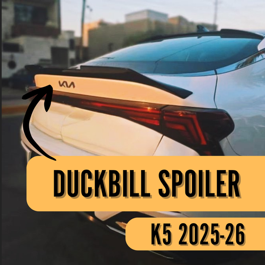 Kia K5 Duckbill Spoiler (2025-2026) | Easy Installation using 3M Tape