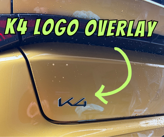 K4 Logo Overlay Stickers – Custom Colors & Easy Installation