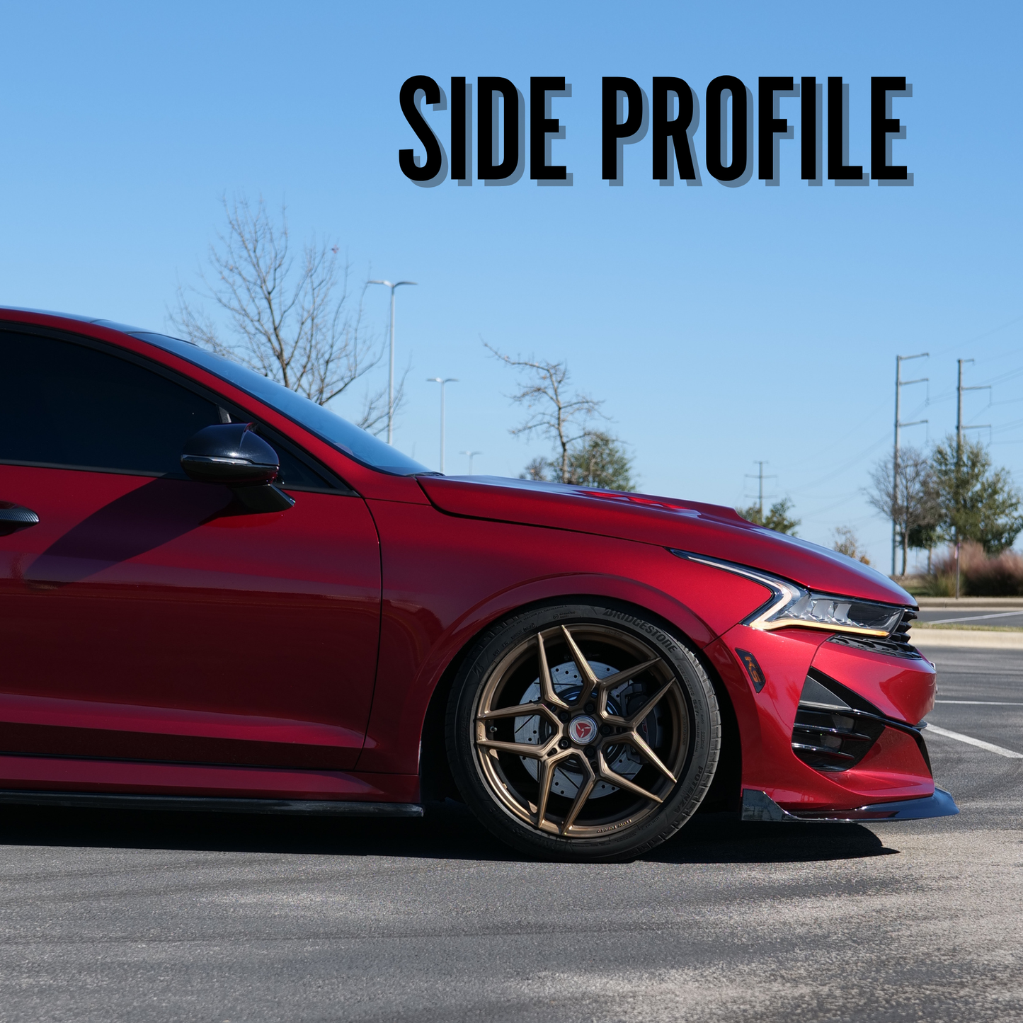 Kia K5 Vented Hood Carbon Fiber / Fiberglass (2021-2026) | OEM Fitment