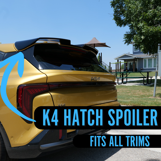 Kia K4 Hatchback Spoiler (2025-2026) | Easy Installation using 3M Tape