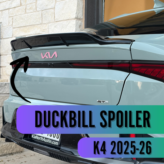 Kia K4 Duckbill Trunk Spoiler (2025-2026) | Easy Installation using 3M Tape