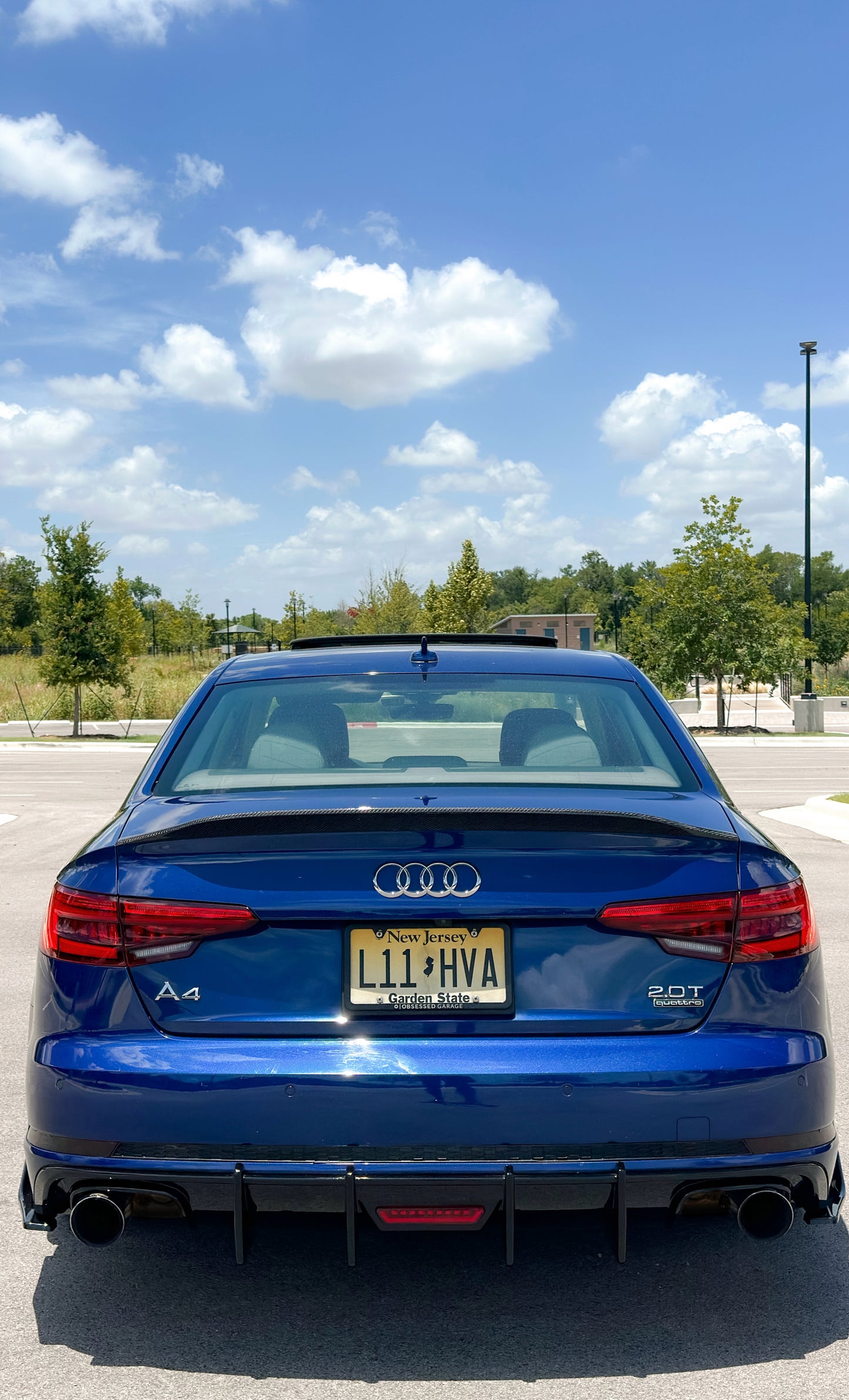 Audi A4 S-Line and S4 Diffuser with Rear Canards
