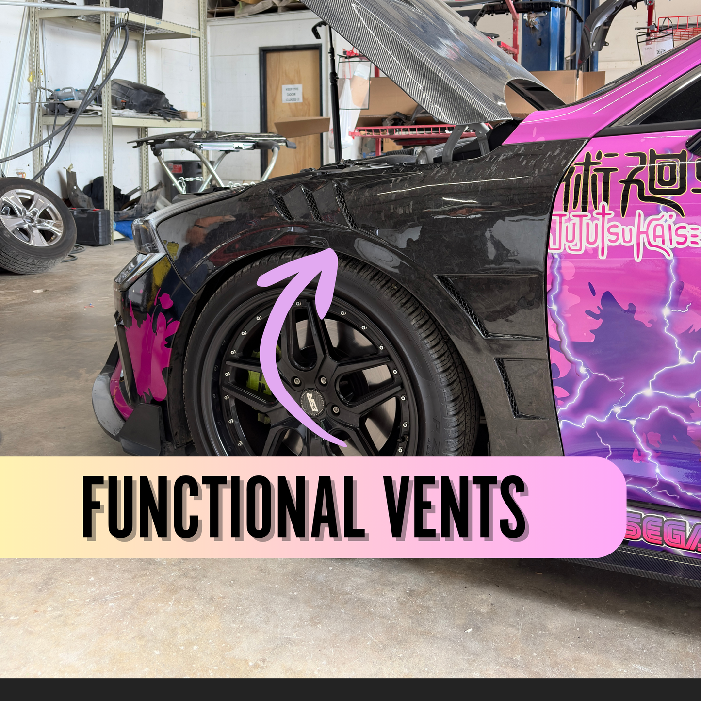 Kia K5 (2021-2026) Vented Fenders | Carbon Fiber / Unpainted / Forged (Pair)