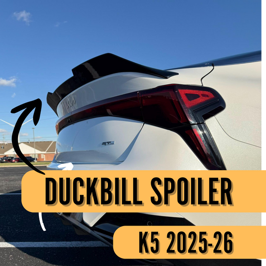Kia K5 Duckbill Spoiler (2025-2026) | Easy Installation using 3M Tape