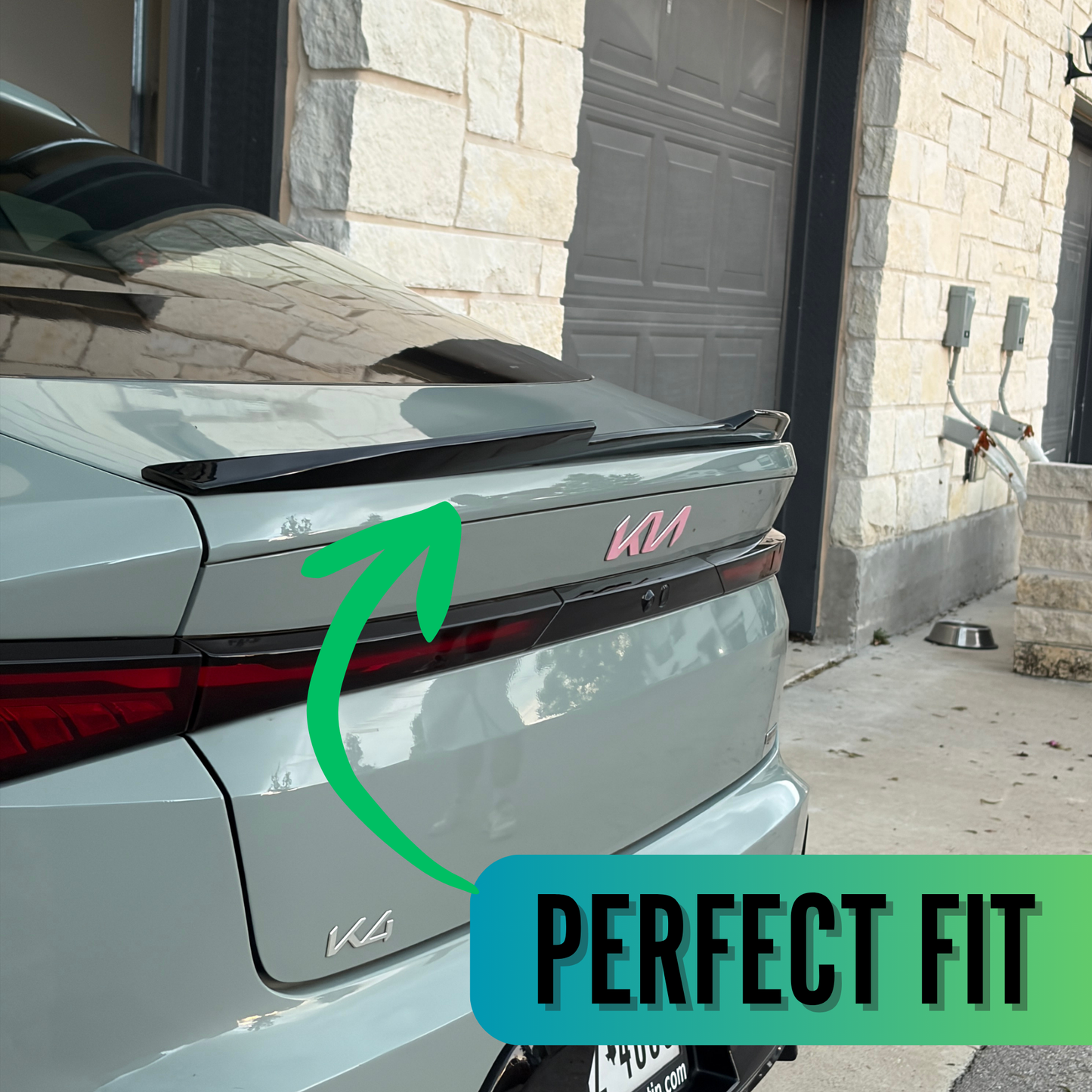 Kia K4 Subtle Trunk Spoiler (2025-2026) | Easy Installation using 3M Tape