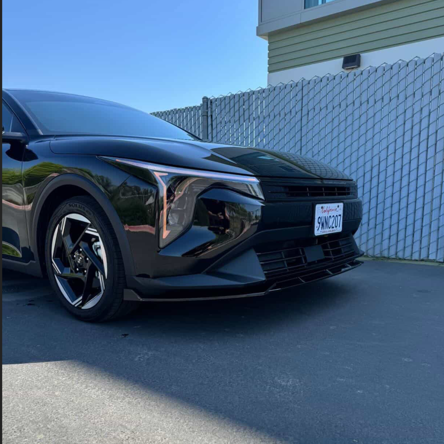 Front Lip for Kia K4 (GT-Line & GT-Line Turbo) | Easy Installation with 3M Tape & Screws
