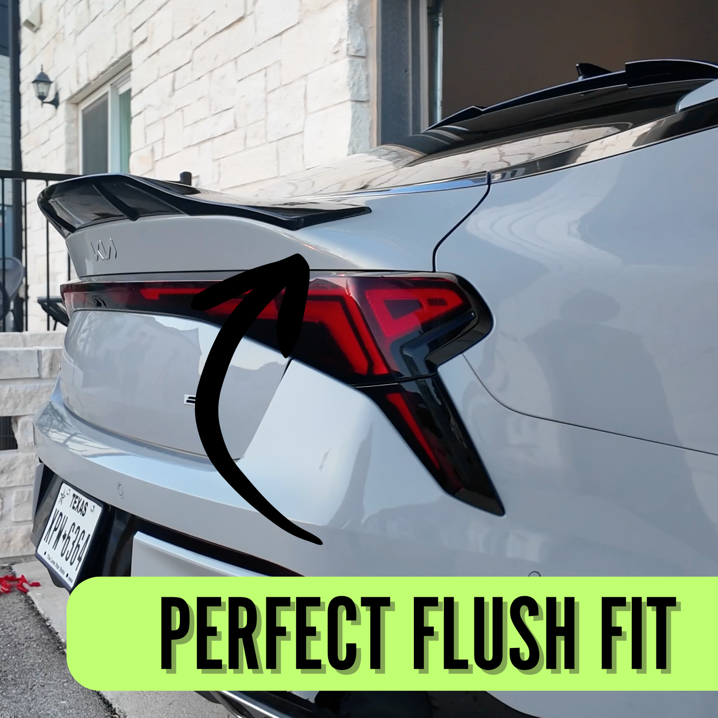 Kia K5 V2 Duckbill Spoiler (2025-2026) | Easy Installation using 3M Tape
