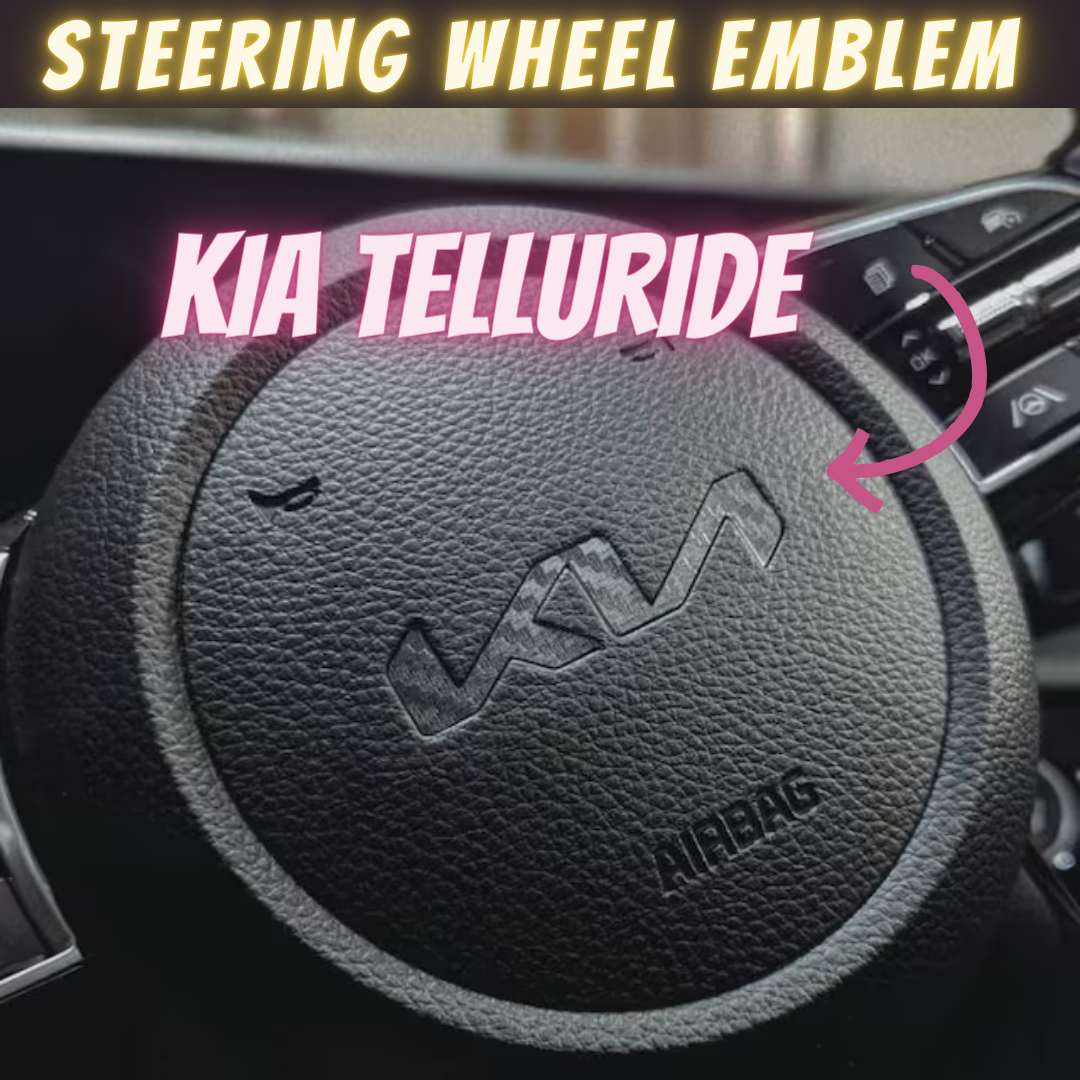 Steering Wheel Overlay Kia Telluride  (2022-2024) | Perfect Fit and Easy Installation
