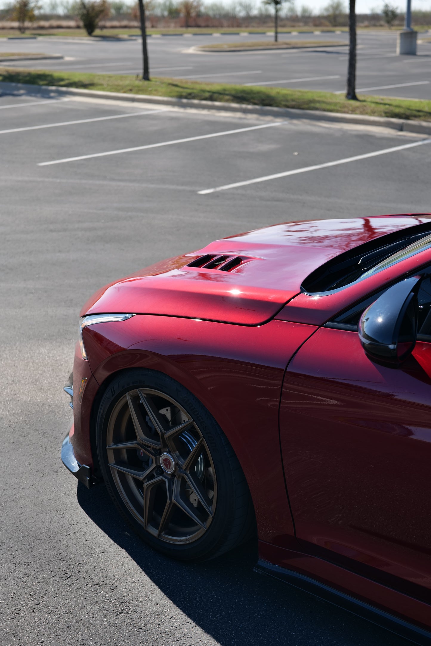 Kia K5 Vented Hood Carbon Fiber / Fiberglass (2021-2026) | OEM Fitment