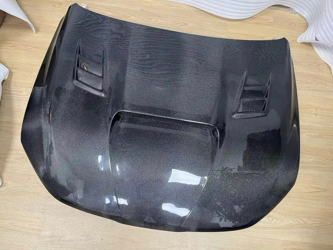 Kia K5 Vented Hood Carbon Fiber / Fiberglass (2021-2026) | OEM Fitment