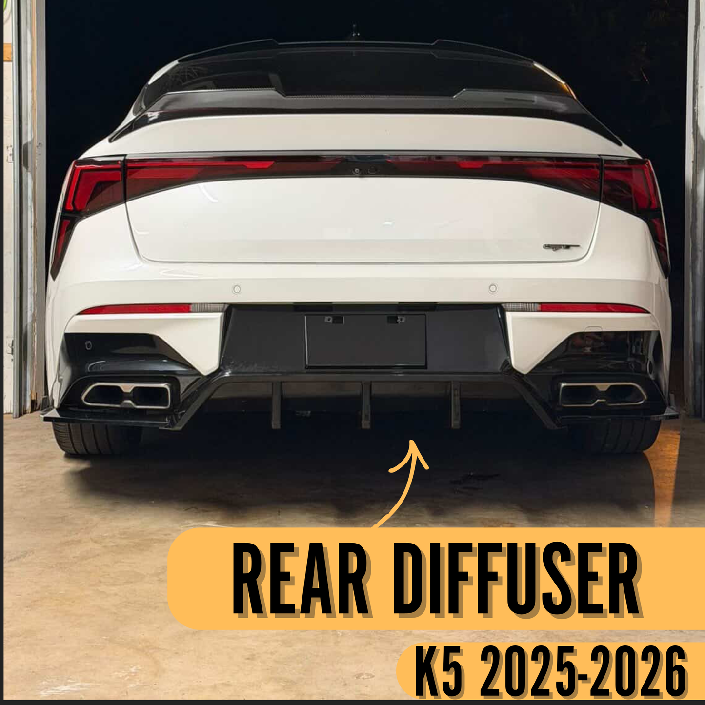 Kia K5 Diffuser (2025-2026) for GT-Line & GT Trims | Easy Installation