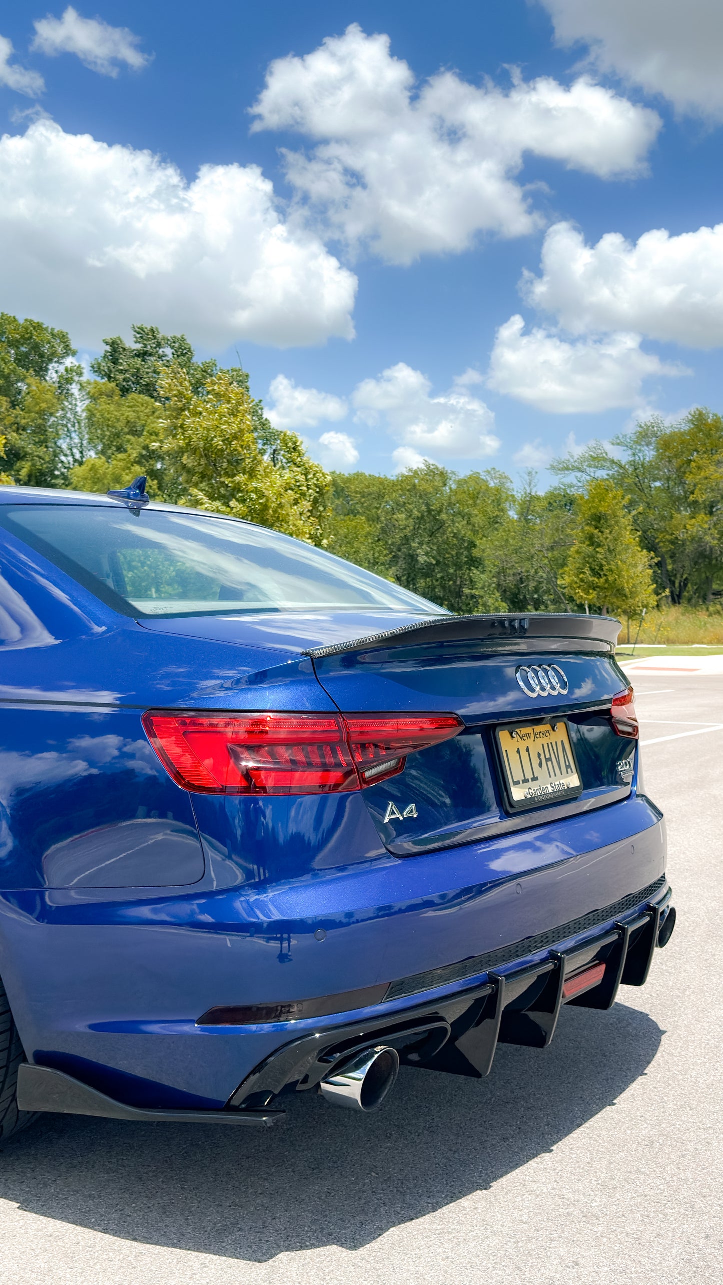Audi A4 S-Line and S4 Diffuser with Rear Canards