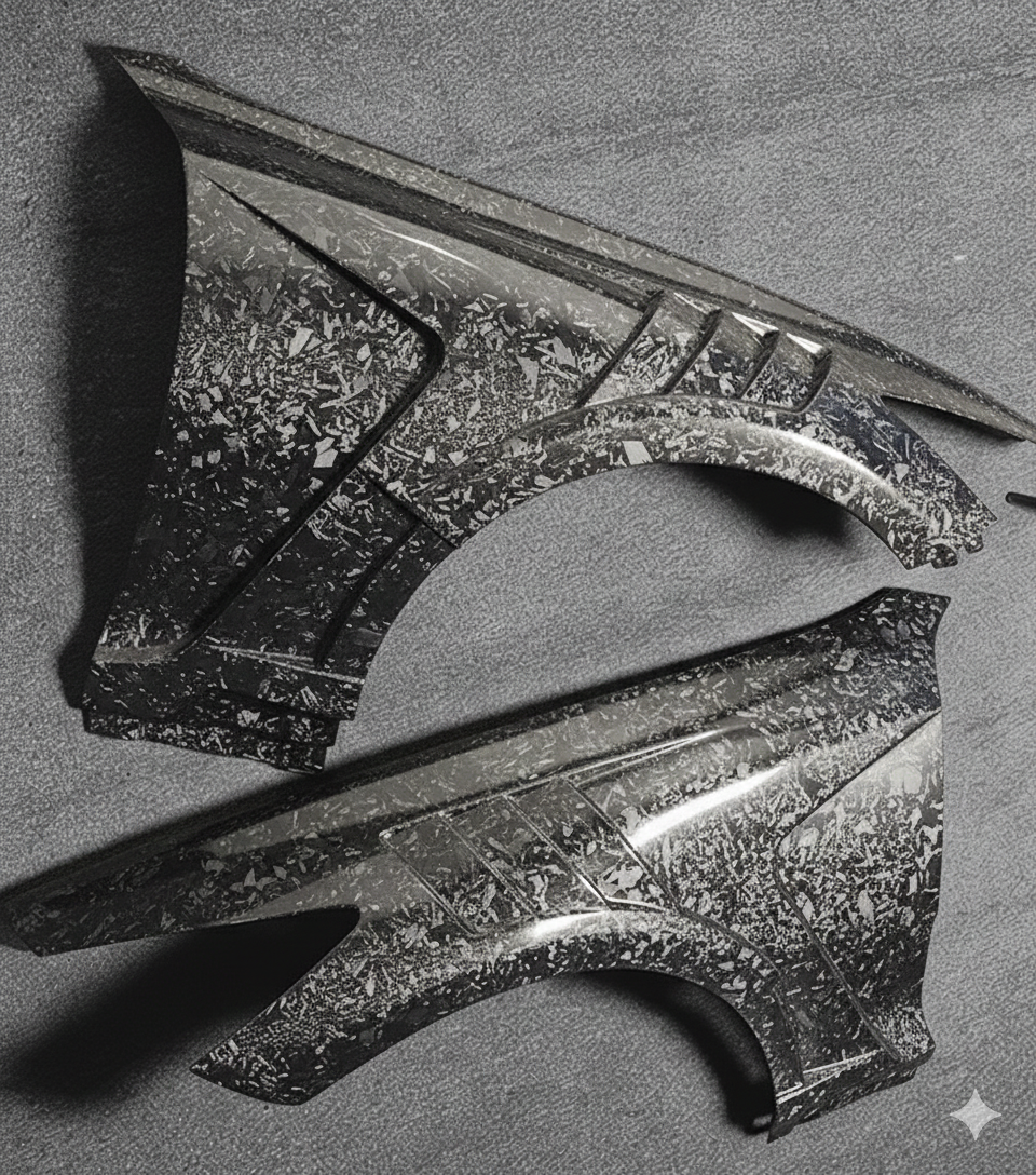 Kia Stinger Vented Fenders Carbon Fiber / Fiberglass 2018+ | OEM Fitment