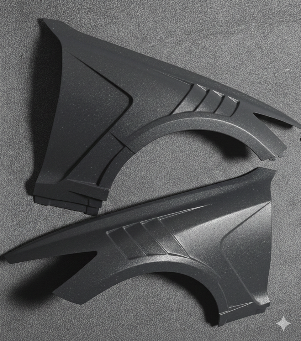 Kia Stinger Vented Fenders Carbon Fiber / Fiberglass 2018+ | OEM Fitment