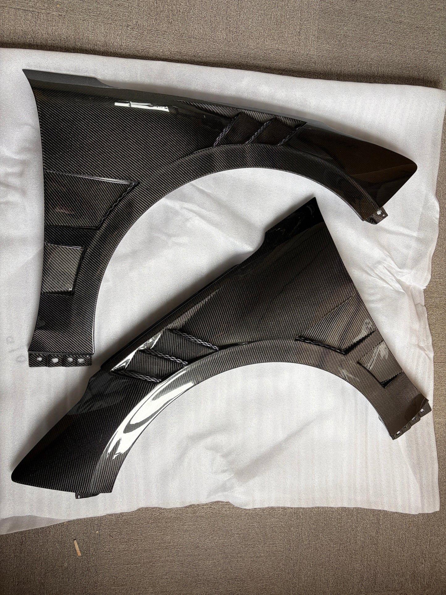 Kia K5 (2021-2026) Vented Fenders | Carbon Fiber / Unpainted / Forged (Pair)