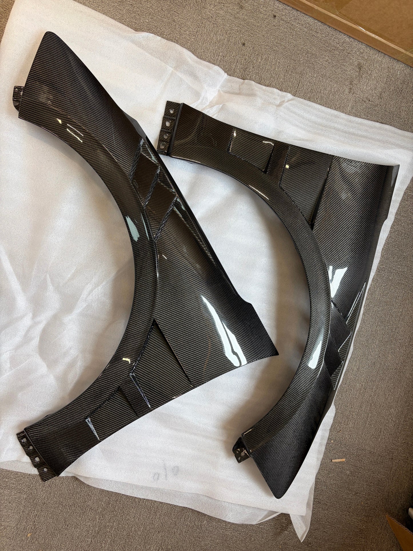 Kia K5 (2021-2026) Vented Fenders | Carbon Fiber / Unpainted / Forged (Pair)