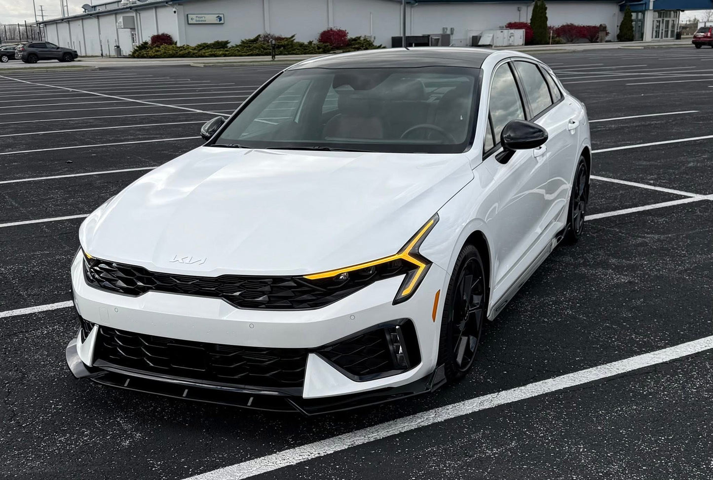 Low Profile Front Lip for Kia K5 2025 - 2026 | Easy Installation with 3M Tape & Screws