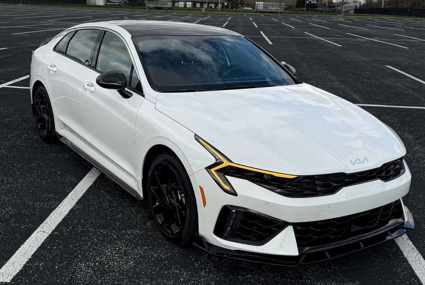 Low Profile Front Lip for Kia K5 2025 - 2026 | Easy Installation with 3M Tape & Screws