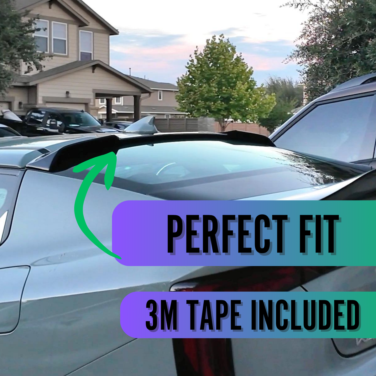 Kia K4 Roof Spoiler (2025-2027) | Easy Installation using 3M Tape