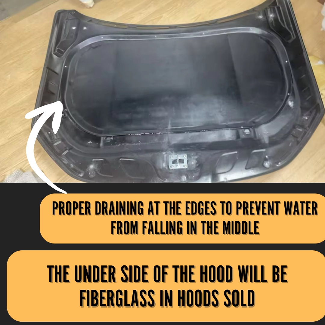 Kia K5 Vented Hood Carbon Fiber / Fiberglass (2021-2026) | OEM Fitment