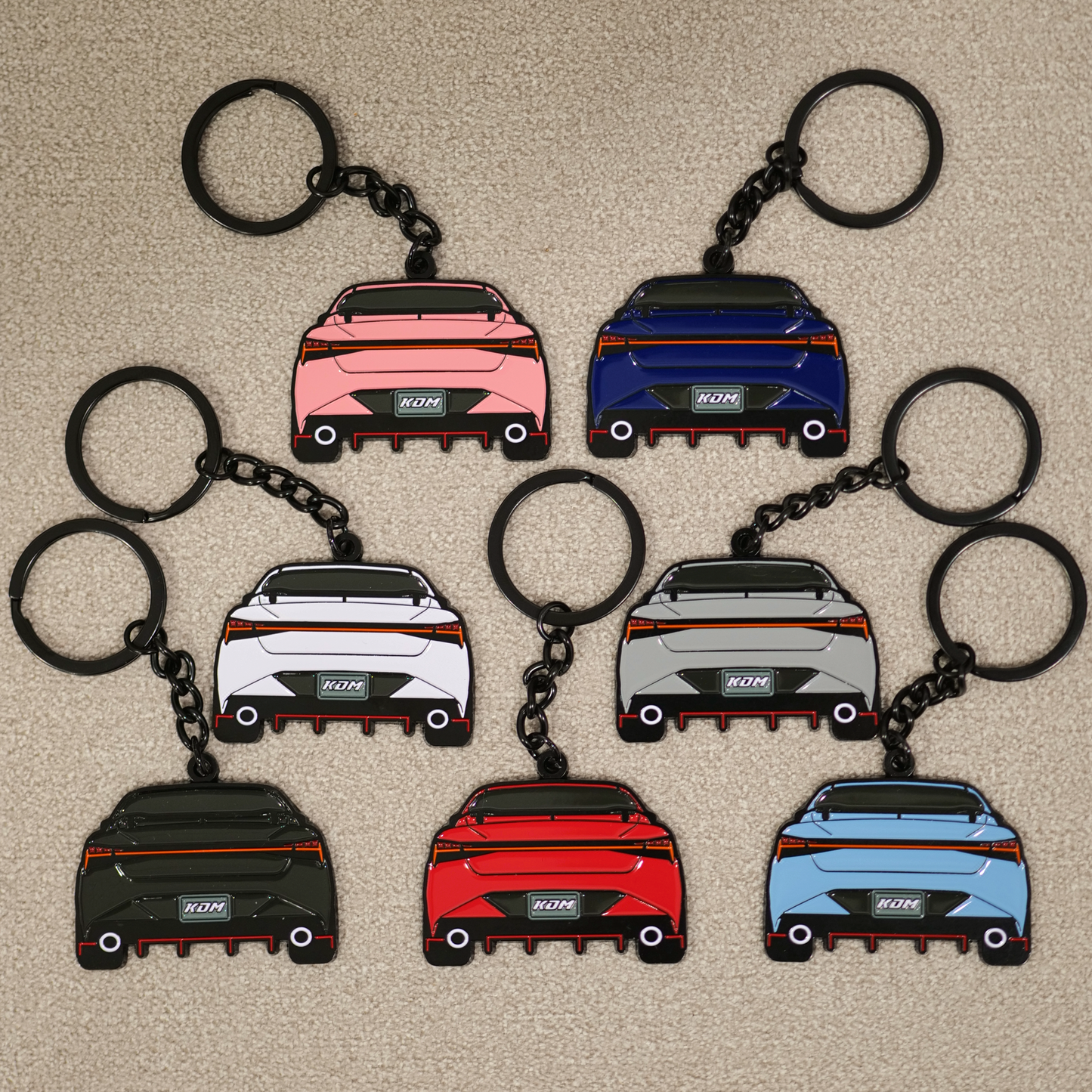 Elantra Molded Keychain for Elantra Owners | Perfect Gift for Hyundai Elantra Enthusiasts