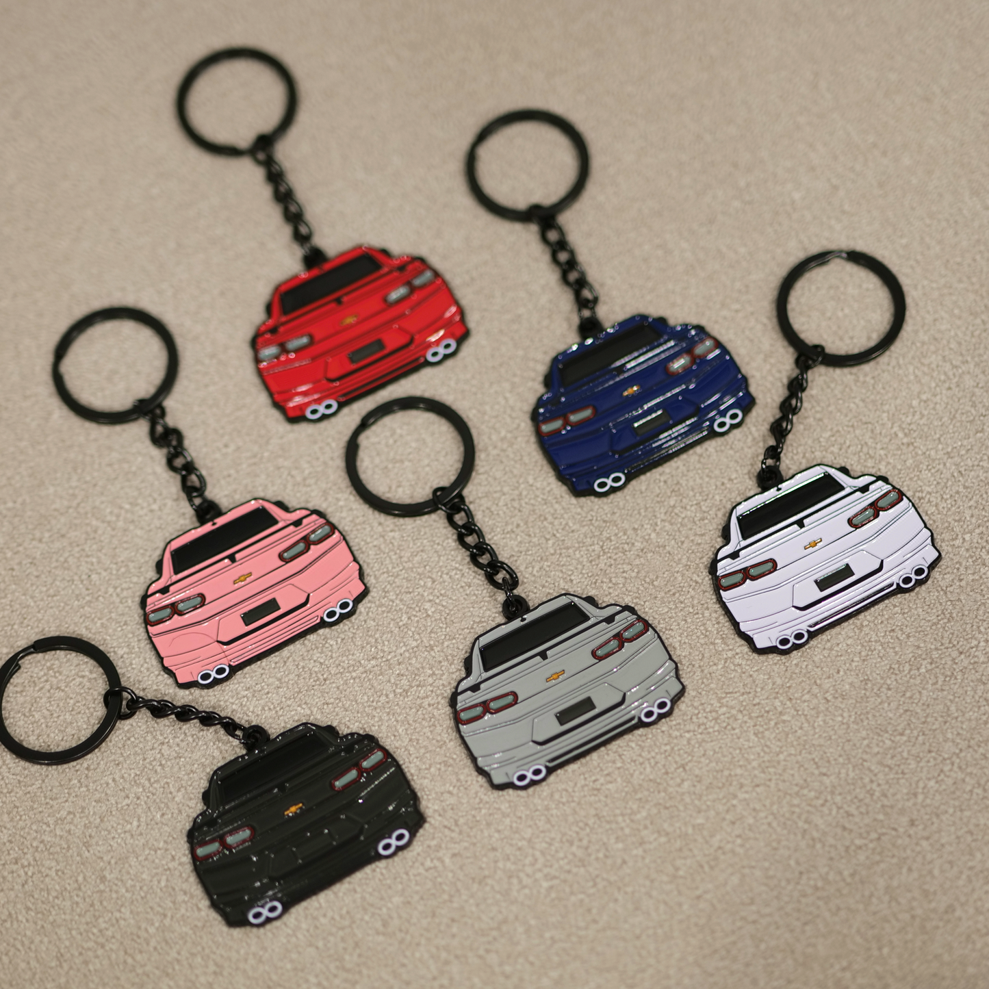 Camaro Molded Keychain for Camaro Owners | Perfect Gift for Chevrolet Camaro Enthusiasts