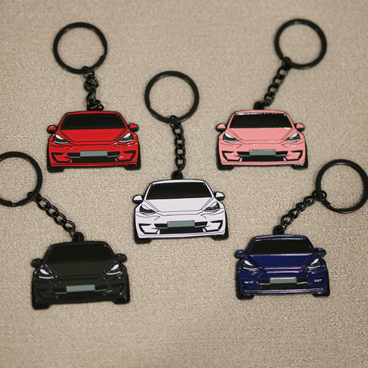 Tesla Molded Keychain for Tesla Owners | Perfect Gift for Tesla Enthusiasts